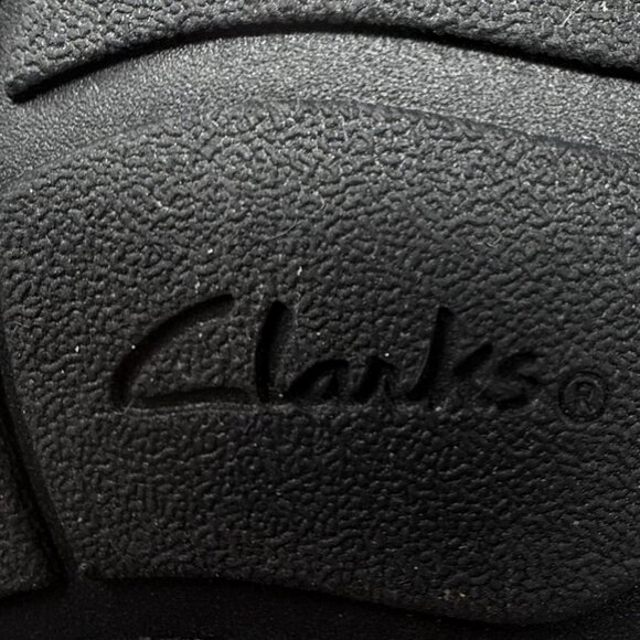 Clarks Kayleigh Peak Black Slip On Womens Loafers Textile Leather 7.5M NEW - Picture 11 of 11